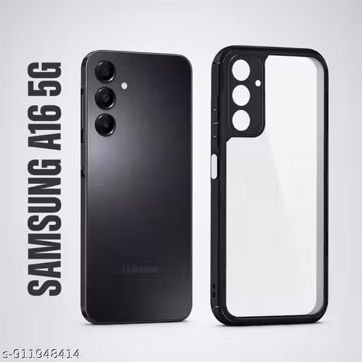 Samsung Galaxy A16 5G Premium TransparentShockproof Back Cover &Case