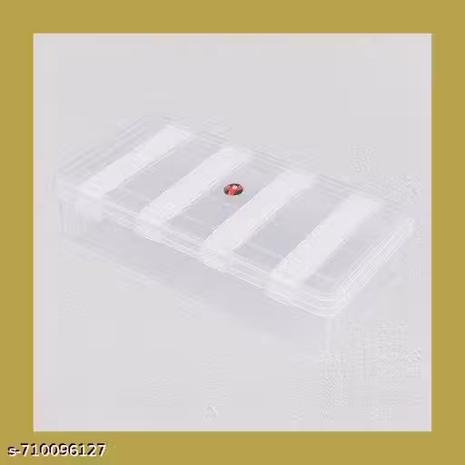 SPC Plastic adjustable 4 rod Bangle Boxes Chudi Set Organizer Jewellery Storage Display Boxs for Bangles Chudi Bracelet Wrist Watch Hair Bands Scrunchies Accessories, Transparent