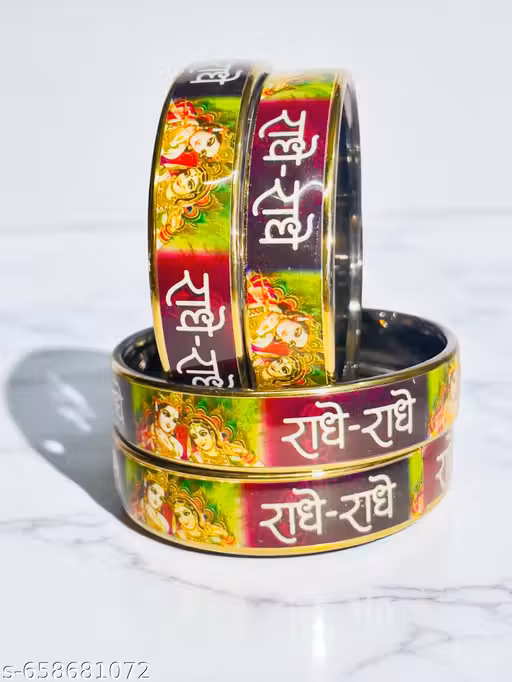 new radhe fancy bororil kada with party were pack of 4