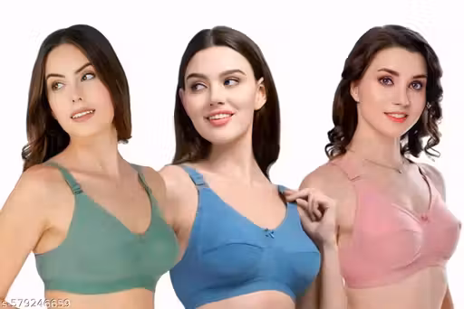 Women's fancy Cotton English Bra