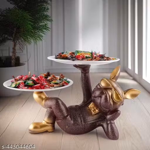 Dog Serving Trays, Dishes Platters, Plate Holders for Party, Wedding, Home Decoration,Home Decor & Showpiece