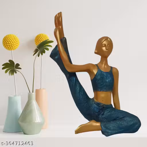 Lady Yoga Poses Right Hand,leg Up Angle Pose