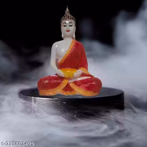 Diya Buddha Statue , Samadhi for Home Decor Showpieces & Collectibles