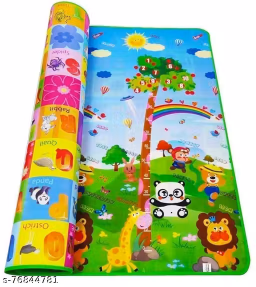 Momscape Double Sided Water Proof Baby Mat Carpet Baby Crawl Play Mat Kids Infant Crawling Carpet Baby Gym Play & Crawl Mat Playmat for Babies (6 Feet X 4 Feet)