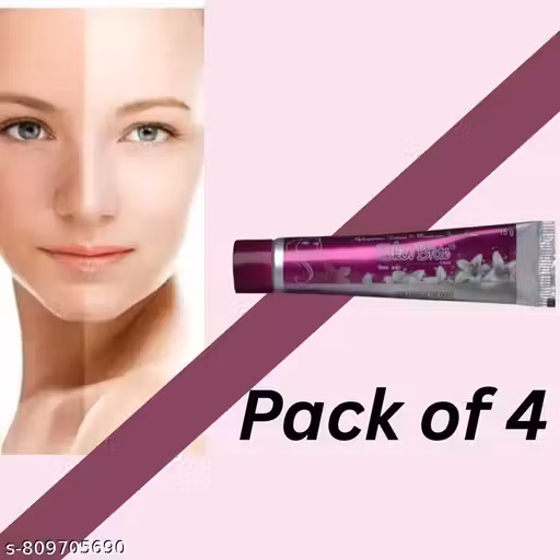Skinbrightt Face Cream Whitening for Scars, Wrinkles, Fine Lines, Dark Spots, Acne (All Skinn Type ) Pack of 4 (15g) gg57