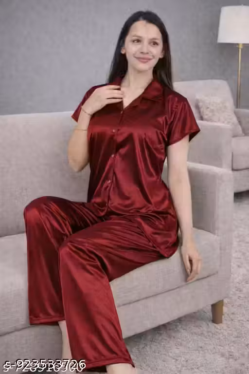Women Sexy Shirt and Pyjama Night Suit | Women night Suit | Nightdress for women