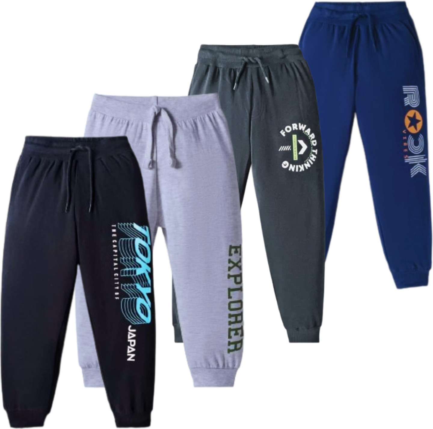 WINSO Track Pant For Boys (Multicolor, Pack of 4)