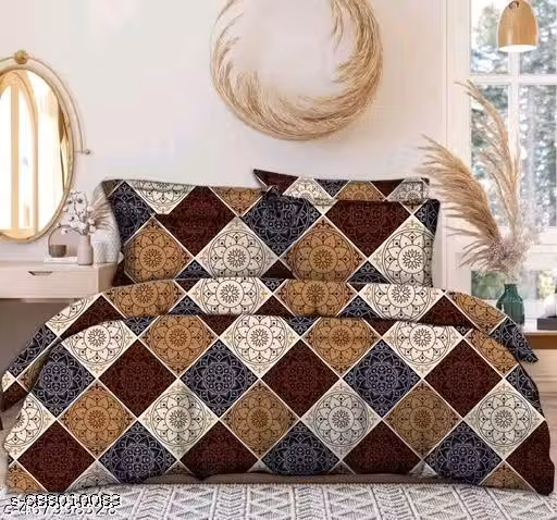 Sanvi Double Bedsheet flat