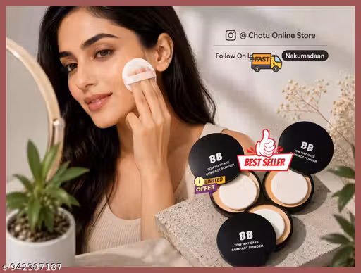 Compact Powder 3 PC Combo - ( Pack of 1 )