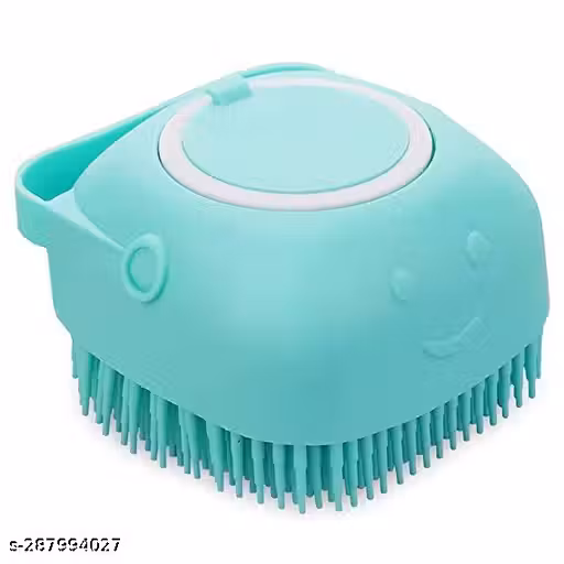 Silicon Massage Bath Brush Hair Scalp & Bathing Brush For Cleaning Body Scrubber Shampoo Dispenser Bathing Tool | Brushes, Men & Women