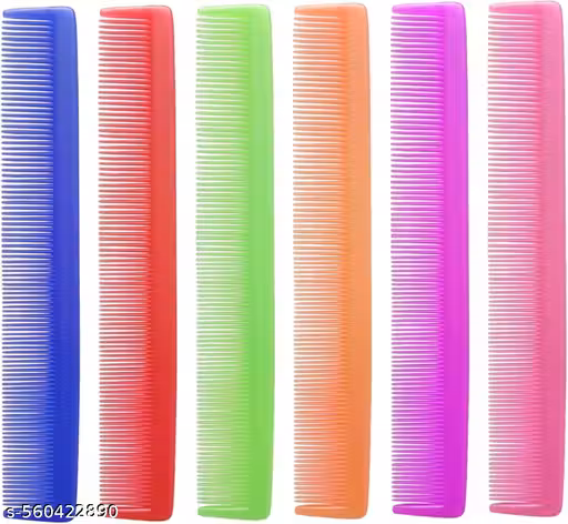 Ecommer Hair Comb for Men and Women, Perfect Comb for All Hair Type Styling, Grooming, and Durable Multicolor (Color May Vary) – Pack of 12