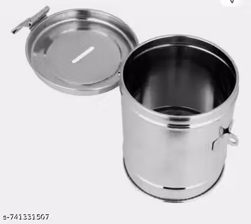 Stainless Steel Piggy Bank Coin Box with Lock | Money Saving Box