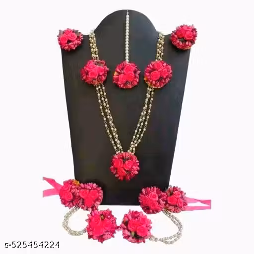 Haldi jewellery set