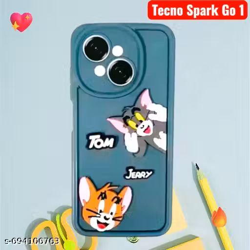 Protective TPU Cartoon Back Cover – Tecno Spark Go 1