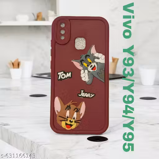 CARTOON & FANCY TYPE TOM AND JERRY VIVO Y95/Y94/Y93 PHONE COVER (RED)