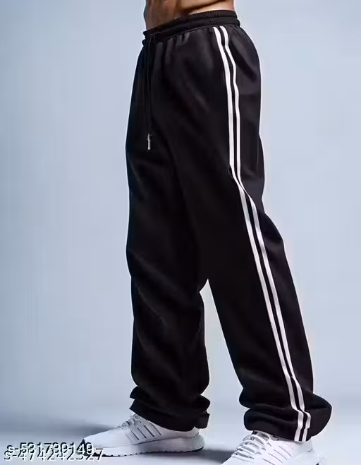 S12 BLACK 2PATTI TROUSER