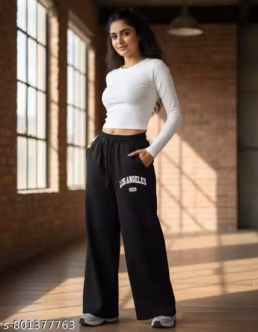 trouser for women teri los angels printed jogers pants