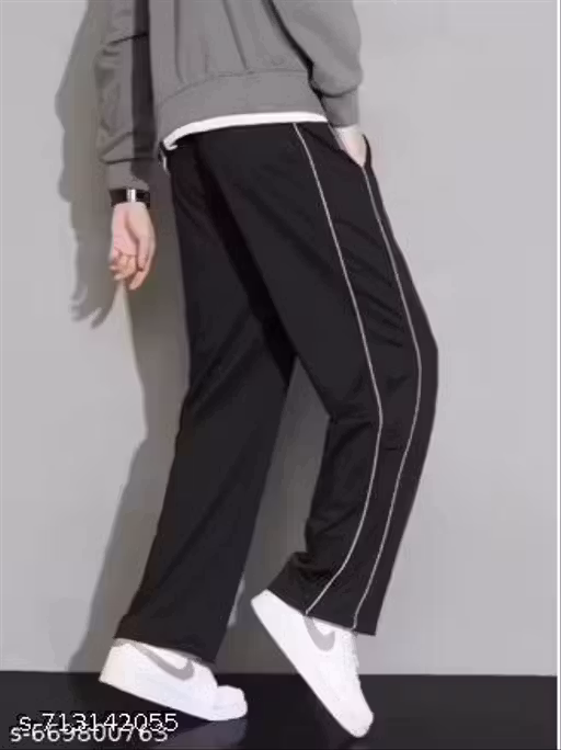 Mens NS trouser Black piping