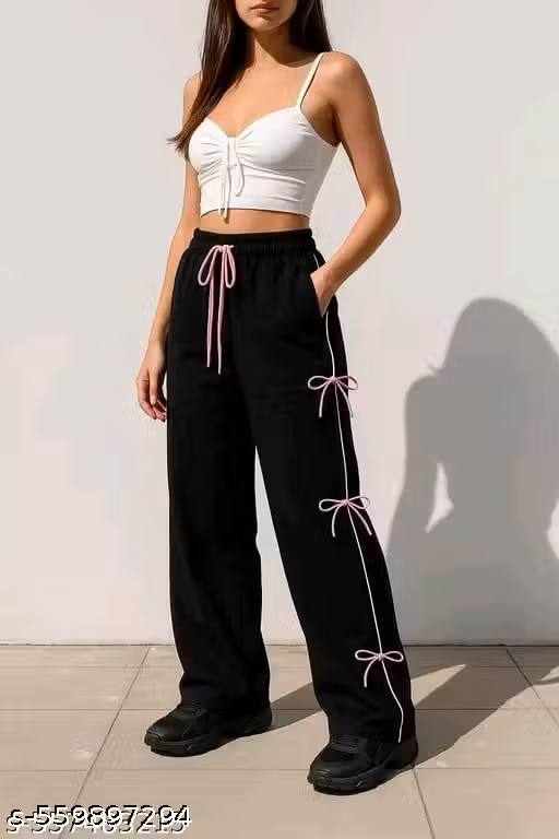 Ribbon NS Black Trouser