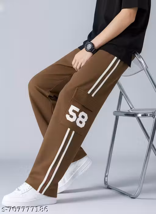 Brown 58 trouser for bike riding sports & GYM trouser