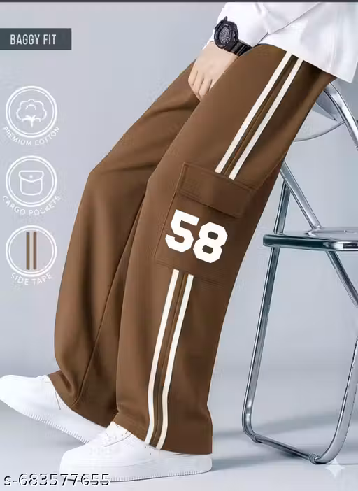 58 Mens Brown trouser for mens for dely used
