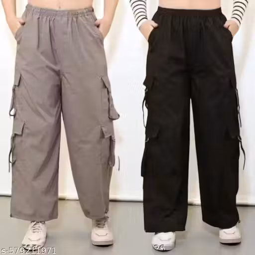 Combo Black and Grey 6 pocket NS trouser