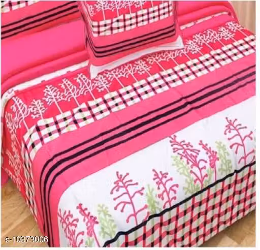 Trendy PolyCotton 88X86 Double Bedsheets
