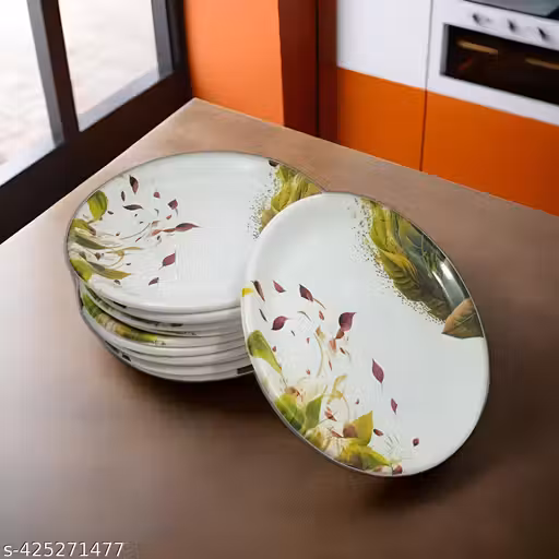 Serve Snacks in Style with our Inpro Melamine Small Round Plate Set of 12 - Perfect Addition to Your Kitchen Utensils and Dinnerware Collection!