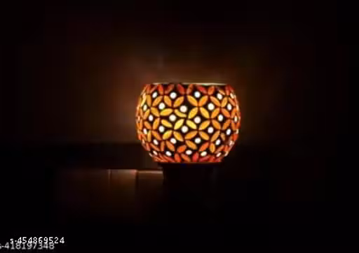 JAY KISHAN Stylish Kapoordani , Kapurdani , Night Lamp With Kapoordani , Incence Holder , Dupdani , Bukhurdani ,Electric Ceramic Kapoor Dani Stand Kapur Incense Burner Oil Diffuser Cum Night Lamp With Switch For Mandir Gift ( Pack of 1)