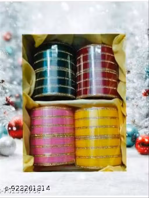 SHRI BANKEY PLastic CHooda Set 4 COmbo For WOmen And Girls