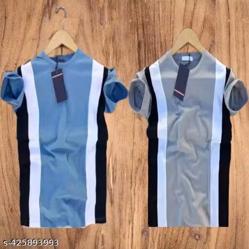 HALF SLEEVE COLORBLOCKED TSHIRT FOR MEN