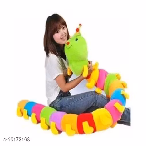 Cute and Beautiful Caterpillar Soft Toy for Kids Multicolour Plush 90cm