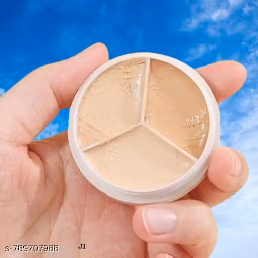 3 in 1 Full Coverage Concealer Stick | Long Lasting Waterproof Concealer | Lightweight Blendable Formula for Dark Spots & Highlighting | Makeup Essentials