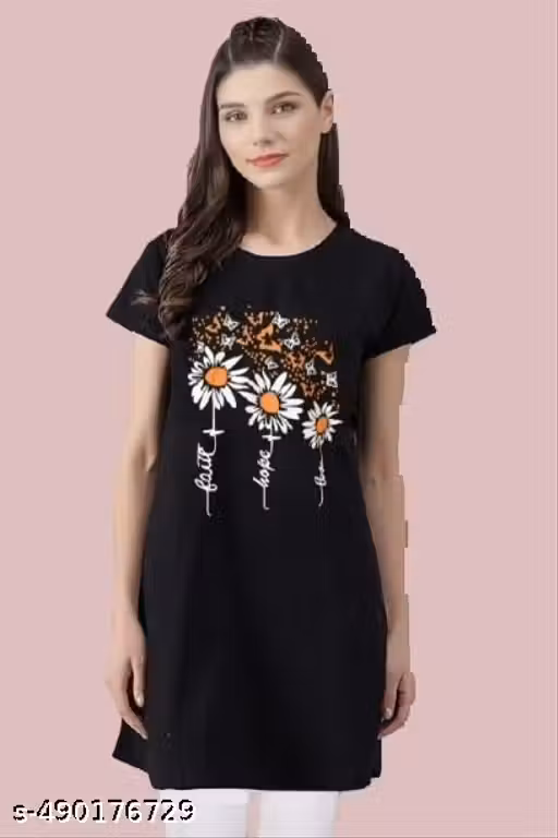 Printed Long T-shirt