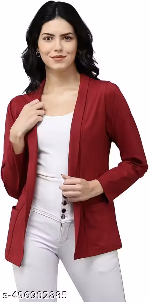 Women Jacket Style Pocket Shrug women shrug , shrug for wonen women shrug, cape, poncho