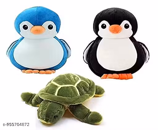 Soft Toy Combo Pack of 3 Hugable Lovable Plush Stuffed Toy for Babies and Kids