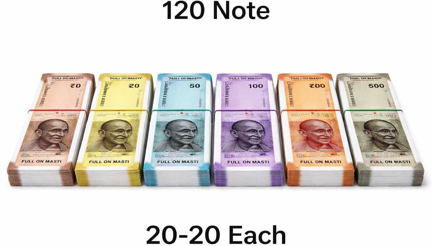 NAVI 0 Rupees Paper Printed Currency
