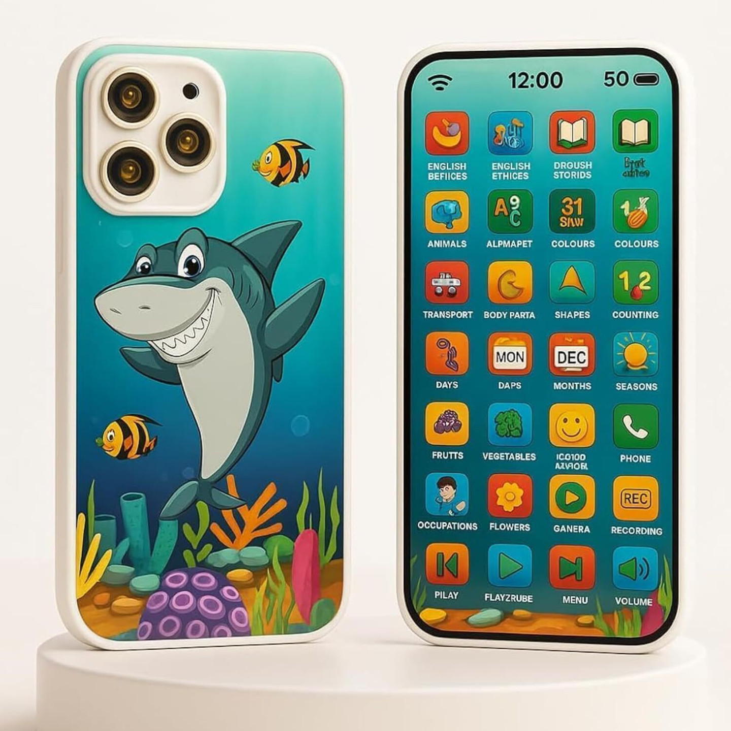 DREAM CHOICE Smart Phone Mobile Toy Educational Phone Toy with Music Functions (Multicolor)