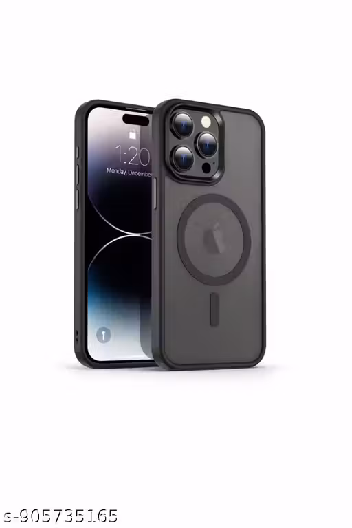 I Phone 15 pro || Soft TPU || Anti Scratch || Stylish Cover || Trendy Back cover For I Phone 15 pro || Strong Grip || Slim Fit || Matte Finish || Shockproof Cover For I Phone 15 pro (Black)