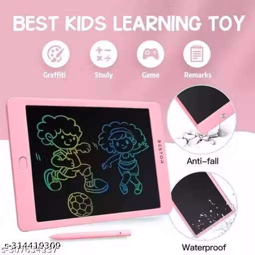 Portable LCD Writing Tablet 8.5inch Kids Toys Drawing Notepad with Pen Handwriting Pad for Kids at Home School, Writing Pads, Writing Tablet for Drawing, Playing, Noting by Kids & Adult (Black) (Pack of 1)