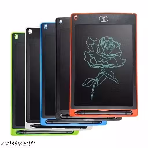 CD E-WriterPad for Kids and Adults at Home, School and Office Tablet Drawing Board/E- Slate (Paperless Memo Digital Tablet) Portable 8.5 inch LCD Re-Writing Paperless Electronic Digital Notepad Board for Writing And Learning LCD Writing (Blue)