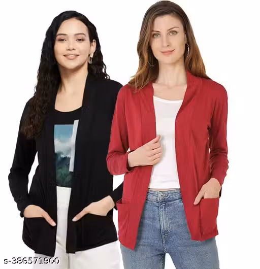 Shrugs for women::cardigan for women::long shrugs::outer for women::long outer for women::black shrugs::red shrugs::summer shrugs-and-winter-shrugs