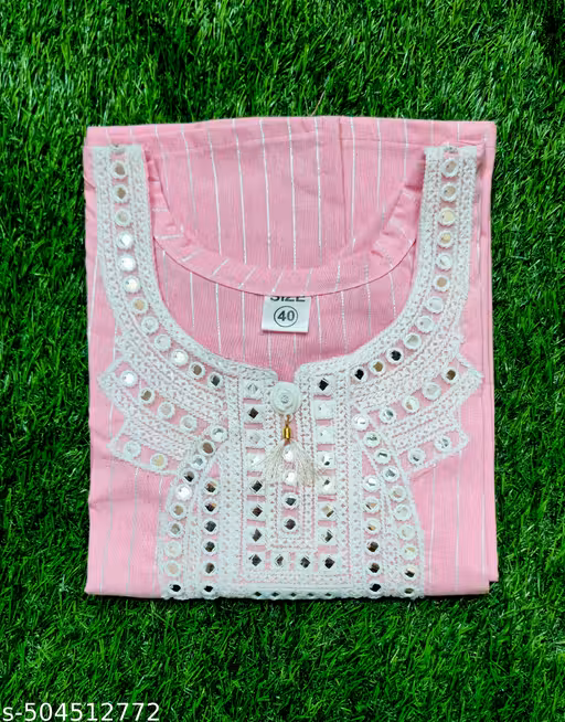 Trendy Stylish kurti pink