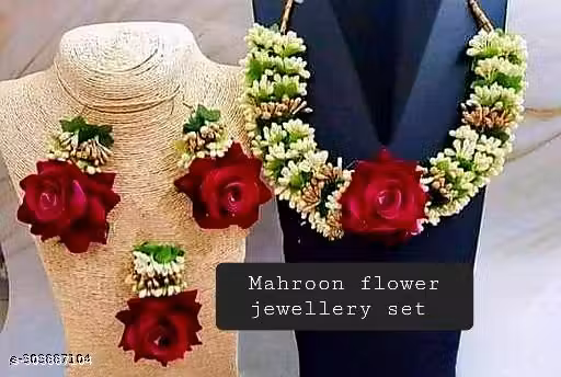 Haldi jewellery set
