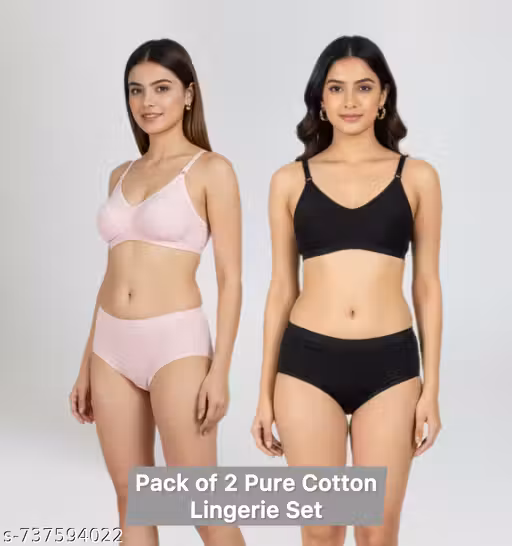Bodydiva Cotton bra & panty sets pack of 2 women bra panty set, lace bra panty set women, stylish lingerie set women, comfortable bra panty set, daily wear lingerie set, designer bra panty set women, premium bra panty combo, women underwear set
