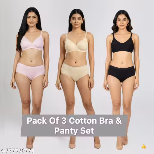 Pack of 3 bodydiva pure cotton bra & panty sets women bra panty set, lace bra panty set women, stylish lingerie set women, comfortable bra panty set, daily wear lingerie set, designer bra panty set women, premium bra panty combo, women underwear set