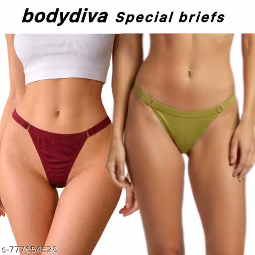 Combo of 2 thongs style briefs women thong panty, ladies thong panties, women innerwear, women low rise panty, comfortable panties, breathable thong underwear women, soft fabric thong, trendy ladies thong panty, trendy ladies thong panty combo