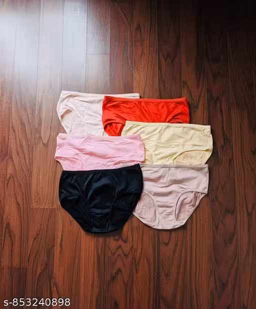 Pack of 6 beautiful colours seamless dailywear panties