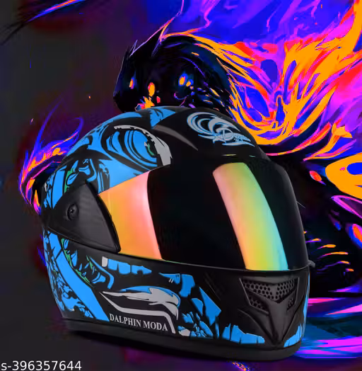 DALPHIN MODA ABS Material Shell Full Face Helmet, Unti UV Scratch resistance Motorbike Helmet .
