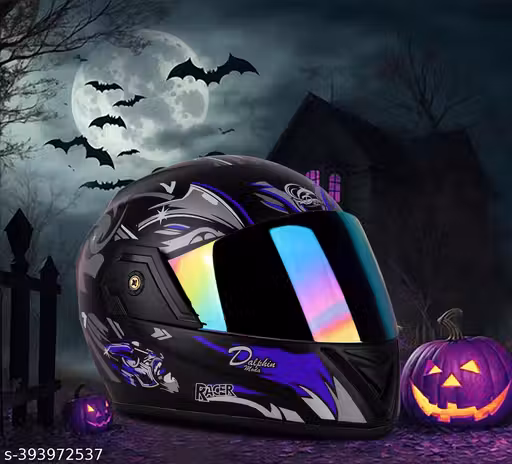 DALPHIN MODA ABS Material Shell Full Face Helmet, Unti UV Scratch resistance Motorbike Helmet .